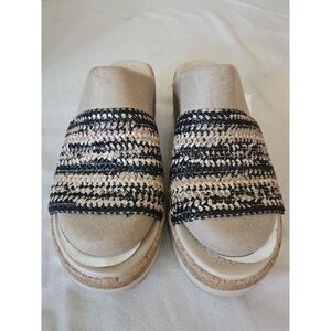 BZees Womens Slide Sandal Brown US Size 6 M